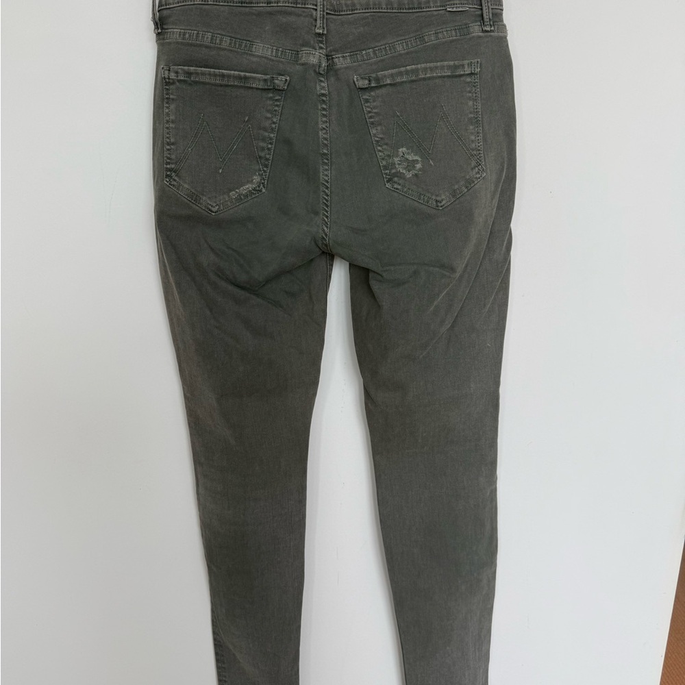 Mother The Charmer Distressed Jeans in Forest size 28 - Picture 4 of 8